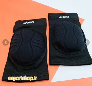 زانوبند والیبال آسیکس مدل Asis058 بسته ۲ عددی
