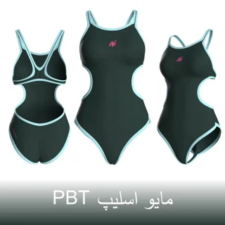 مایو اسلیپ زنانه مشکی بور بغل باز PBT