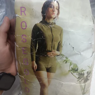 ست اسپورت سویشرت و شورتک rosegold