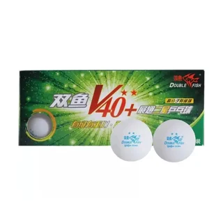 توپ پینگ پنگ دبل فیش V40+ دو ستاره بسته ی ۱۰ عددی